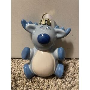 Blue Moose Ornament Christmas Decor